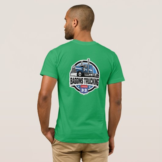 Baggins Trucking  Tシャツ (裏面フル)