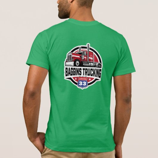 Baggins Trucking  Tシャツ (裏面)