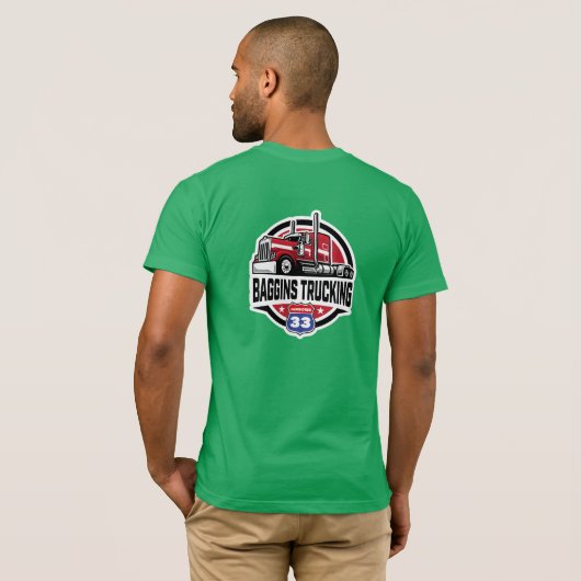 Baggins Trucking Tシャツ (裏面フル)