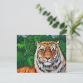 Bagheeraのタイガーのポストカ絵画ージ ポストカード (スタンド正面)