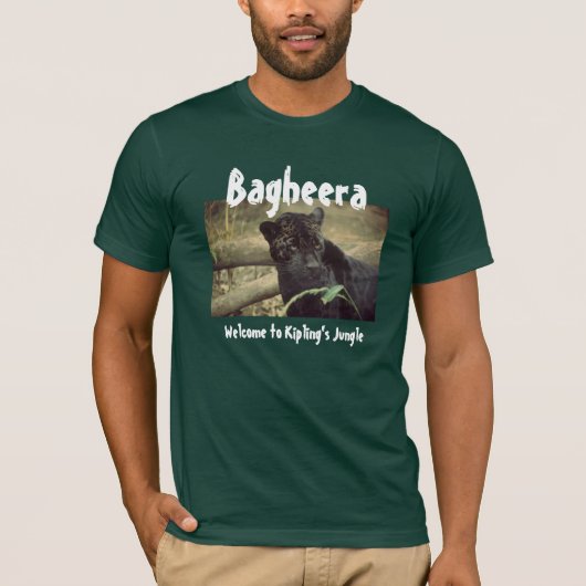 Bagheera: Kiplingのジャングルへの歓迎 Tシャツ (正面)