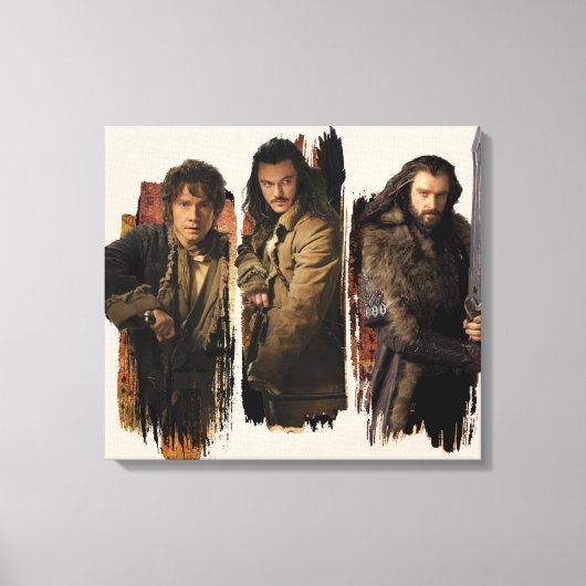 BAGINS™、BARD THE BOWMAN™、およびTHORIN OAKENSHIELD™ キャンバスプリント (正面)