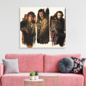 BAGINS™、BARD THE BOWMAN™、およびTHORIN OAKENSHIELD™ キャンバスプリント (インサイチュ (リビング))