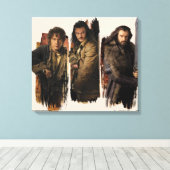 BAGINS™、BARD THE BOWMAN™、およびTHORIN OAKENSHIELD™ キャンバスプリント (インサイチュ (ウッドフロア))