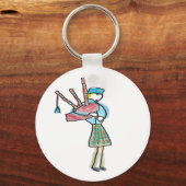 Bagpipe Playing キーホルダー (正面)