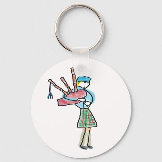 Bagpipe Playing キーホルダー (裏面)