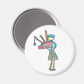 Bagpipe Playing マグネット (正面/裏面)