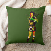 Bagpiper Girl クッション (ブランケット)