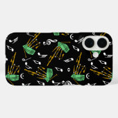 Bagpipesミュージックノートパターン Case-Mate iPhoneケース (裏面 (横))