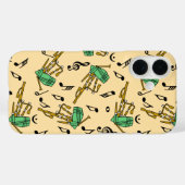Bagpipesミュージックノートパターン Case-Mate iPhoneケース (裏面 (横))