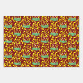 Bagpipesミュージックノート ラッピングペーパーシート (正面2)