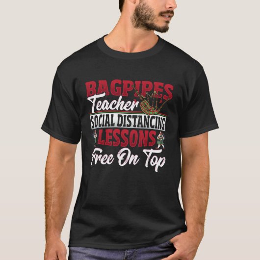 Bagpipes Teacher Tシャツ (正面)