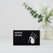 Bagpipingスキャンコード 名刺 (スタンド正面)