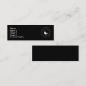 Baguaプロファイルカード スキニー名刺 (正面/裏面)