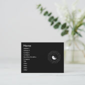 Baguaプロファイルカード 名刺 (スタンド正面)