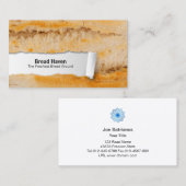 Baguetteカスタマイズ可能な食品クローズアップビジネスカード 名刺 (正面/裏面)