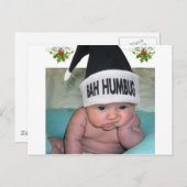 Bahのばかばかしいクリスマスの最低!! シーズンポストカード (正面/裏面)