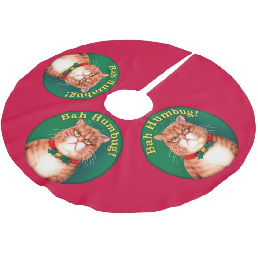 Bahのばかばかしい木のスカート ブラッシュドポリエステルツリースカート (アングル)