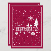 Bahの詐欺のクリスマス 招待状 (正面/裏面)