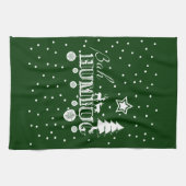 Bahの詐欺、クリスマス キッチンタオル (横)
