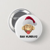 Bahばかばかしい猿ボタン 缶バッジ (正面&裏面)