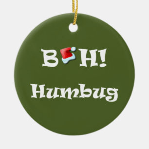 Bah! ばかばかしいクリスマスの装飾 セラミックオーナメント