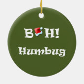 Bah! ばかばかしいクリスマスの装飾 セラミックオーナメント (裏面)