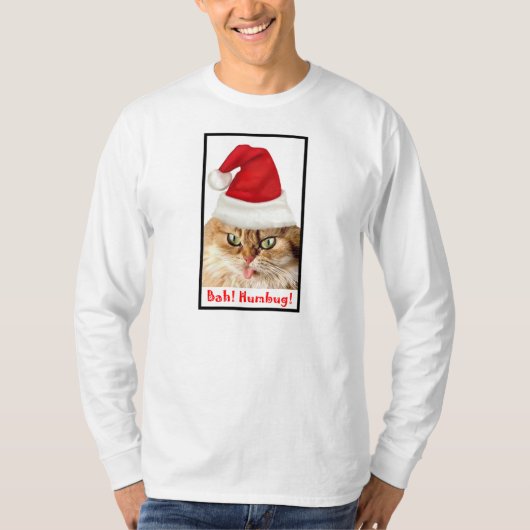 Bah! ばかばかしい! 猫 tシャツ (正面)
