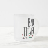 Bah Bumbug フロストグラスマグカップ (正面右)