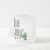 Bah Bumbug フロストグラスマグカップ (正面左)