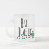 Bah Bumbug フロストグラスマグカップ (左)