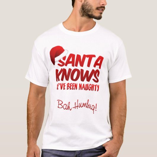 BAH HUMBUGシャツ – 選択スタイル Tシャツ (正面)