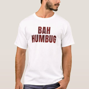 Bah Humbug – クリスマスプレド Tシャツ