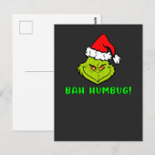 Bah Humbug スクロージ クリスマスカートゥーン ポストカード (正面/裏面)