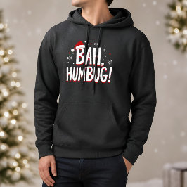 Bah Humbug 面白い サラスティック 怒りん坊 クリスマス ホリデー パーカ