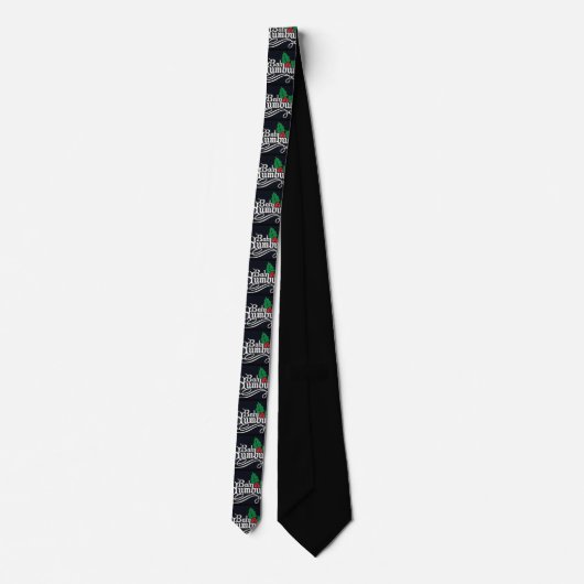Bah Humbug Christmas Neck tie ネクタイ (裏面)