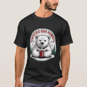 Bah Humbug Funny Christmas Lar Bear Sarcastic Holi Tシャツ (正面)