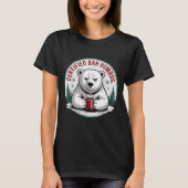 Bah Humbug Funny Christmas Lar Bear Sarcastic Holi Tシャツ (正面)