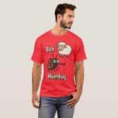 Bah Humbug Funny Cute Cranky Christmas Tシャツ (正面フル)