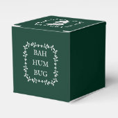 Bah Humbug Scrooge Dickens Christmas Carol フェイバーボックス (正面サイド)