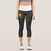 Bah Humbug Scrooge Essential Christmas Cartoon カプリレギンス (正面)