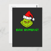 Bah Humbug Scrooge Essential Christmas Cartoon ポストカード (正面/裏面)