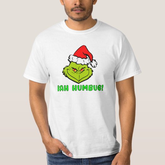Bah Humbug Scrooge Essential Christmas Cartoon Tシャツ (正面)