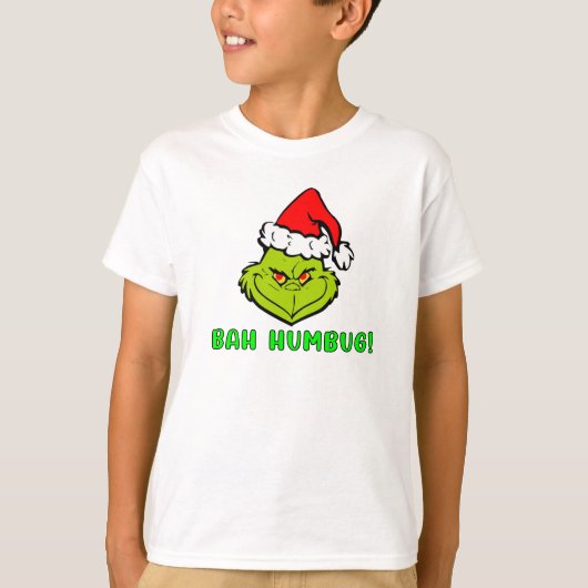 Bah Humbug Scrooge Essential Christmas Cartoon Tシャツ (正面)