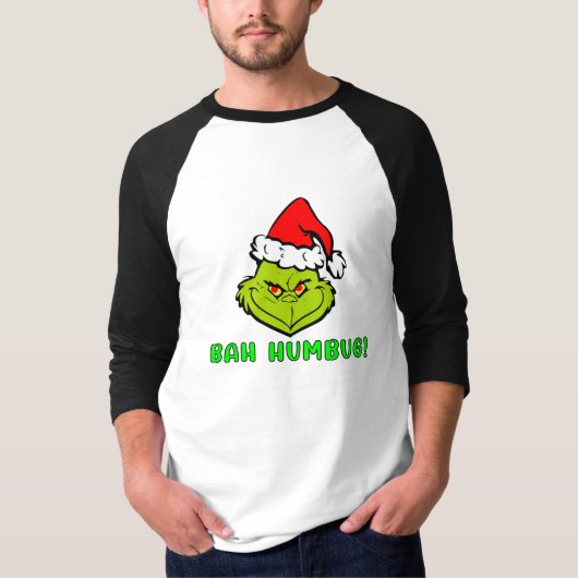 Bah Humbug Scrooge Essential Christmas Cartoon Tシャツ (正面)