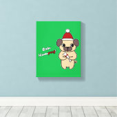 Bah Humpug! 1 キャンバスプリント (インサイチュ (ウッドフロア))