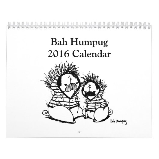 Bah Humpug 2016のカレンダー カレンダー (カバー)