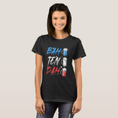 BAH TEN DAH 7月のおもしろい4thビールバーテンアメリ Tシャツ (正面フル)