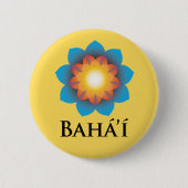 Bahá'í 缶バッジ (正面)