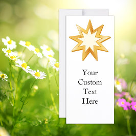 Baha'i 4" x 9インチ招待状/発表用フラットカード